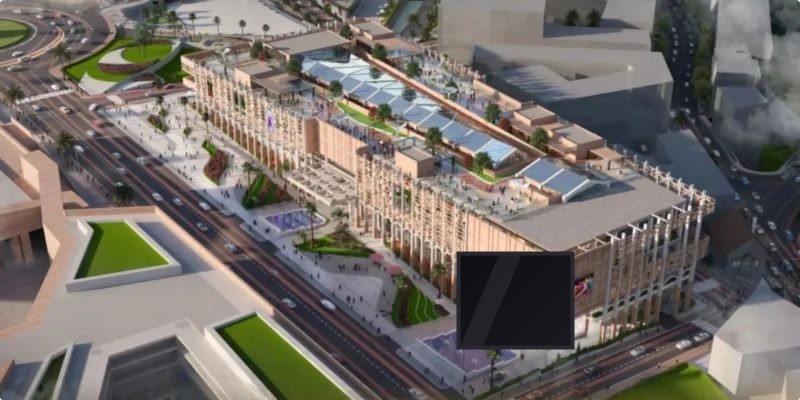 Arada Mall — aerial architectural render