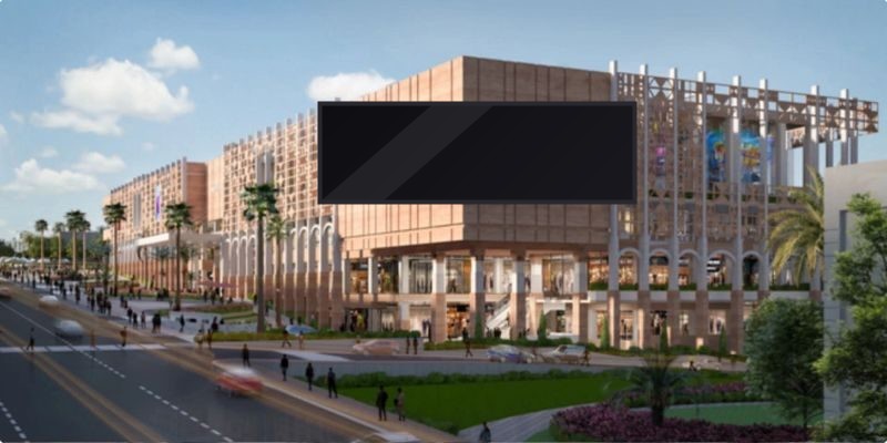 Arada Mall — architectural render, street view